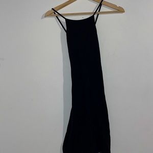 Black, Tye back mini dress